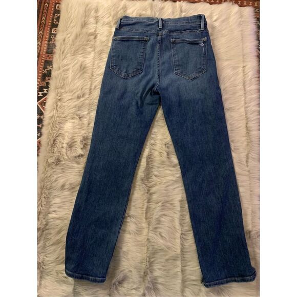 Frame Le High Straight Leg Distressed Jeans 30 - Picture 6 of 9